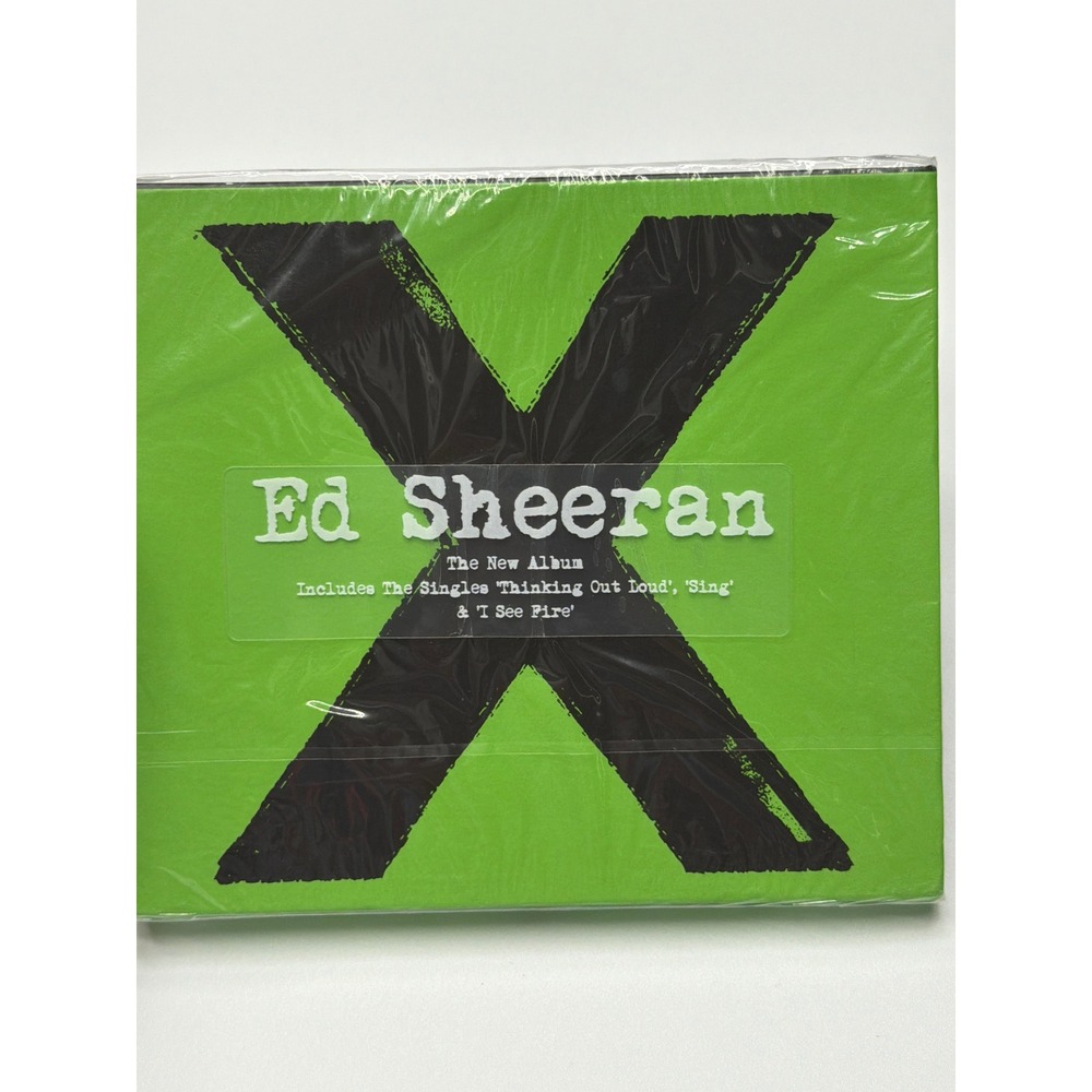 Ed Sheeran X Multiply‎ The New Album CD Jewel Case Green Black X Logo